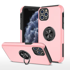 PC + TPU Shockproof Magnetic Protective Case with Invisible Ring Holder, For iPhone XR, For iPhone XS Max, For iPhone 11, For iPhone 11 Pro, For iPhone 11 Pro Max