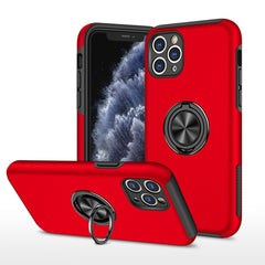 PC + TPU Shockproof Magnetic Protective Case with Invisible Ring Holder, For iPhone XR, For iPhone XS Max, For iPhone 11, For iPhone 11 Pro, For iPhone 11 Pro Max