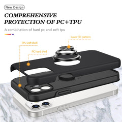 PC + TPU Shockproof Magnetic Protective Case with Invisible Ring Holder, For iPhone 12 mini, For iPhone 12, For iPhone 12 Pro, For iPhone 12 Pro Max