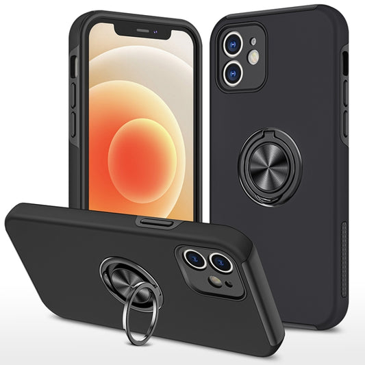 PC + TPU Shockproof Magnetic Protective Case with Invisible Ring Holder, For iPhone 12 mini, For iPhone 12, For iPhone 12 Pro, For iPhone 12 Pro Max