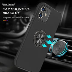 PC + TPU Shockproof Magnetic Protective Case with Invisible Ring Holder, For iPhone 12 mini, For iPhone 12, For iPhone 12 Pro, For iPhone 12 Pro Max