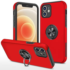 PC + TPU Shockproof Magnetic Protective Case with Invisible Ring Holder, For iPhone 12 mini, For iPhone 12, For iPhone 12 Pro, For iPhone 12 Pro Max