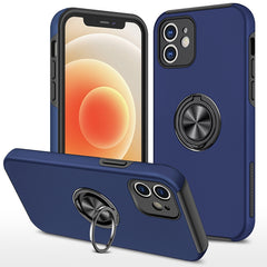 PC + TPU Shockproof Magnetic Protective Case with Invisible Ring Holder, For iPhone 12 mini, For iPhone 12, For iPhone 12 Pro, For iPhone 12 Pro Max