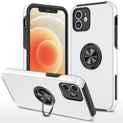 PC + TPU Shockproof Magnetic Protective Case with Invisible Ring Holder, For iPhone 12 mini, For iPhone 12, For iPhone 12 Pro, For iPhone 12 Pro Max