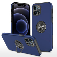 PC + TPU Shockproof Magnetic Protective Case with Invisible Ring Holder, For iPhone 12 mini, For iPhone 12, For iPhone 12 Pro, For iPhone 12 Pro Max