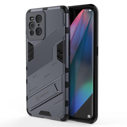 Punk Armor 2 in 1 PC + TPU Shockproof Case with Invisible Holder, For Xiaomi Mi 10S, For OPPO Find X3