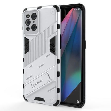 Punk Armor 2 in 1 PC + TPU Shockproof Case with Invisible Holder, For Xiaomi Mi 10S, For OPPO Find X3