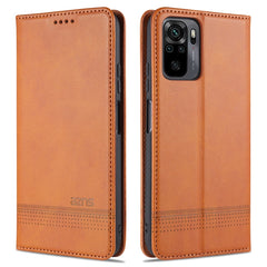 AZNS Magnetic Calf Texture Horizontal Flip Leather Case with Card Slots & Holder & Wallet, For vivo S9, For vivo S9e, For Xiaomi Redmi Note 10, For Xiaomi Redmi Note 10S