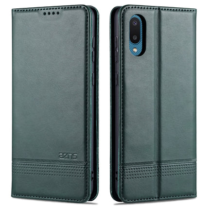 AZNS Magnetic Calf Texture Horizontal Flip Leather Case with Card Slots & Holder & Wallet, For Samsung Galaxy A02