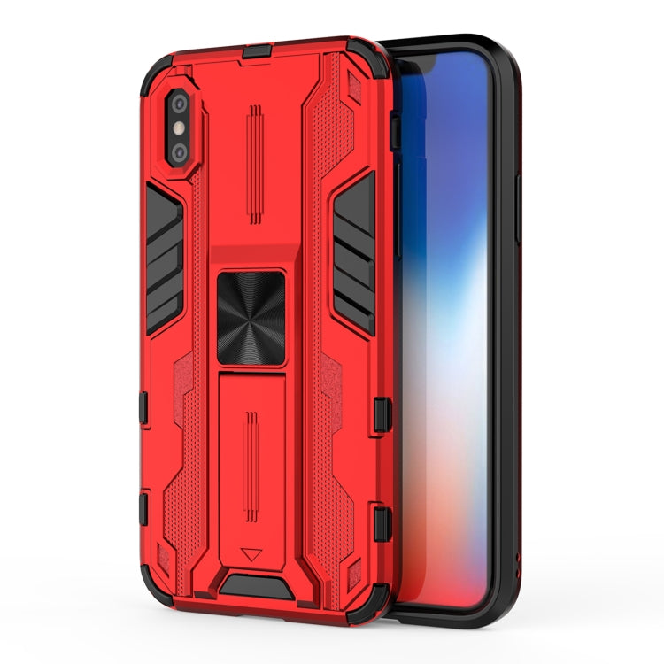 Supersonic PC + TPU Shock-proof Protective Case with Holder, For iPhone X & XS, For iPhone XR, For iPhone XS Max