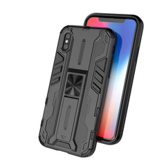 Supersonic PC + TPU Shock-proof Protective Case with Holder, For iPhone X & XS, For iPhone XR, For iPhone XS Max