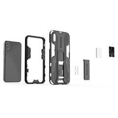 Supersonic PC + TPU Shock-proof Protective Case with Holder, For iPhone X & XS, For iPhone XR, For iPhone XS Max