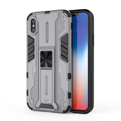 Supersonic PC + TPU Shock-proof Protective Case with Holder, For iPhone X & XS, For iPhone XR, For iPhone XS Max