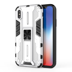 Supersonic PC + TPU Shock-proof Protective Case with Holder, For iPhone X & XS, For iPhone XR, For iPhone XS Max