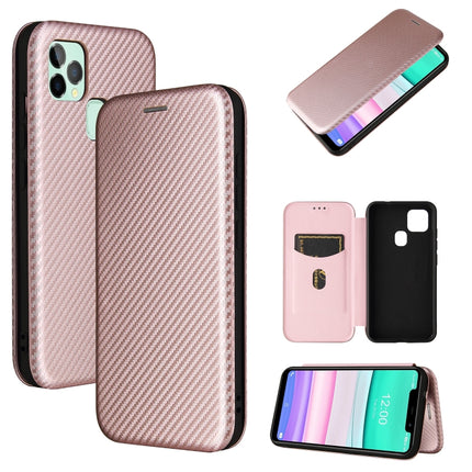 Carbon Fiber Texture Magnetic Horizontal Flip TPU + PC + PU Leather Case with Card Slot, For OPPO A94 4G / F19 Pro / Reno5 F, For ZTE nubia Red Magic 6 / 6 Pro, For OPPO Realme GT 5G, For Oukitel C22