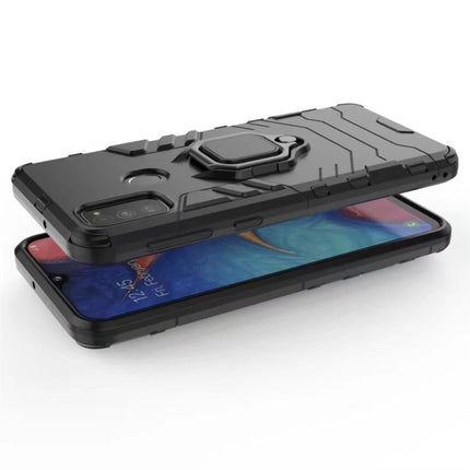 For Galaxy M30s Shockproof PC + TPU Case with Magnetic Ring Holder, For Galaxy M30s