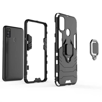 For Galaxy M30s Shockproof PC + TPU Case with Magnetic Ring Holder, For Galaxy M30s