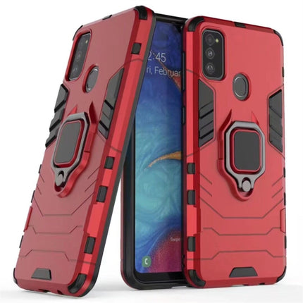 For Galaxy M30s Shockproof PC + TPU Case with Magnetic Ring Holder, For Galaxy M30s
