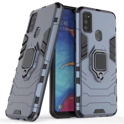 For Galaxy M30s Shockproof PC + TPU Case with Magnetic Ring Holder, For Galaxy M30s