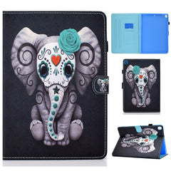 Funda protectora de cuero con tapa horizontal de TPU con patrón pintado para iPad Pro 10.5 (2017)/Air (2019)