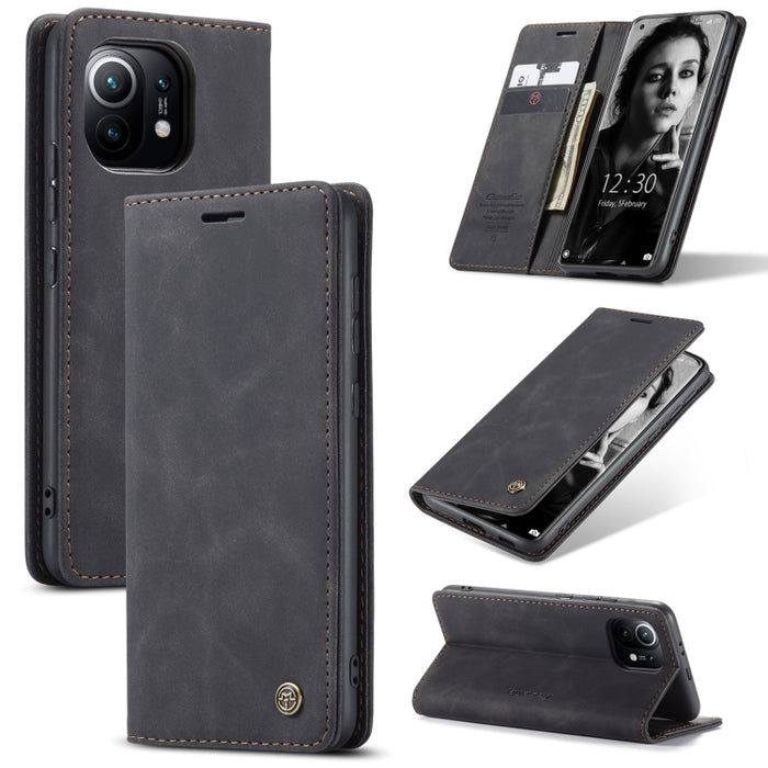 CaseMe 013 Multifunctional Horizontal Flip Leather Case with Holder & Card Slot & Wallet, For Xiaomi Mi 11