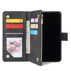 Multifunctional Retro Frosted Horizontal Flip Leather Case with Card Slot & Holder & Zipper Wallet & Photo Frame & Lanyard, For iPhone 11, For iPhone 11 Pro Max