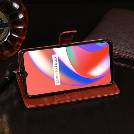 idewei Crazy Horse Texture Horizontal Flip Leather Case with Holder & Card Slots & Wallet