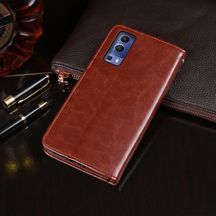 idewei Crazy Horse Texture Horizontal Flip Leather Case with Holder & Card Slots & Wallet, For vivo Y72 5G, For Xiaomi Poco X3 Pro, For Xiaomi Mi 11 Ultra