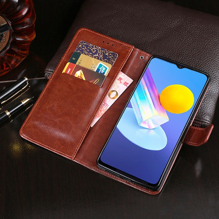 idewei Crazy Horse Texture Horizontal Flip Leather Case with Holder & Card Slots & Wallet, For vivo Y72 5G, For Xiaomi Poco X3 Pro, For Xiaomi Mi 11 Ultra