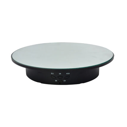 20cm USB Electric Rotating Turntable Display Stand Video Shooting Props Turntable for Photography, Load: 8kg, 20cm(Black Mirror), 20cm (White Mirror)