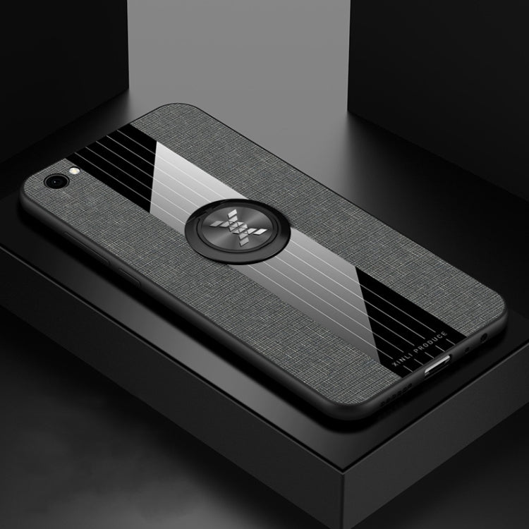 XINLI Stitching Cloth Texture Shockproof TPU Protective Case with Ring Holder, For Vivo Y67, For Vivo Y75 / V7, For Vivo Y85, For Vivo Y93