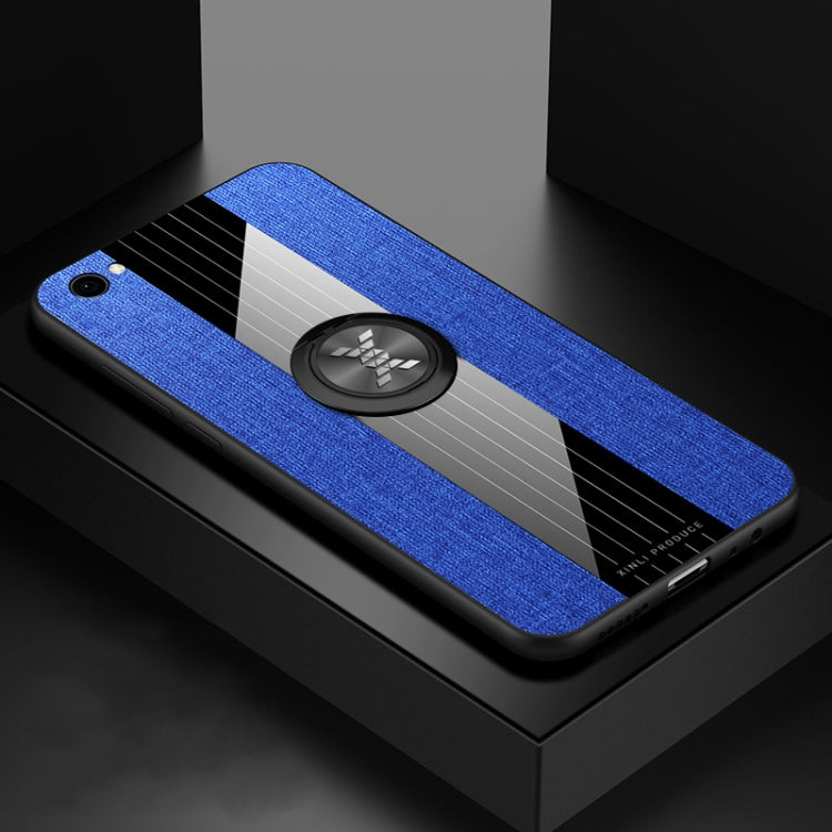 XINLI Stitching Cloth Texture Shockproof TPU Protective Case with Ring Holder, For Vivo Y67, For Vivo Y75 / V7, For Vivo Y85, For Vivo Y93