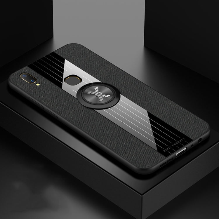 XINLI Stitching Cloth Texture Shockproof TPU Protective Case with Ring Holder, For Vivo Y67, For Vivo Y75 / V7, For Vivo Y85, For Vivo Y93