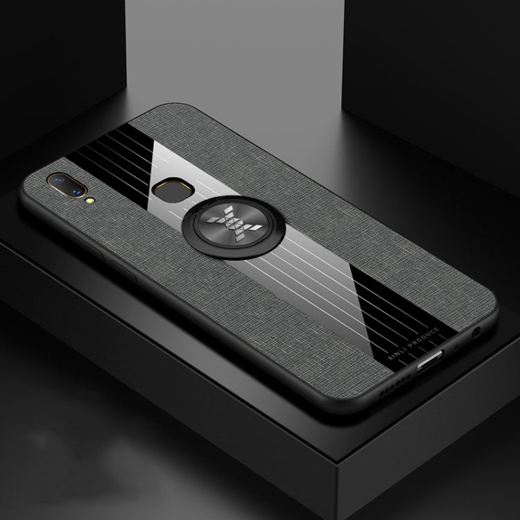 XINLI Stitching Cloth Texture Shockproof TPU Protective Case with Ring Holder, For Vivo Y67, For Vivo Y75 / V7, For Vivo Y85, For Vivo Y93