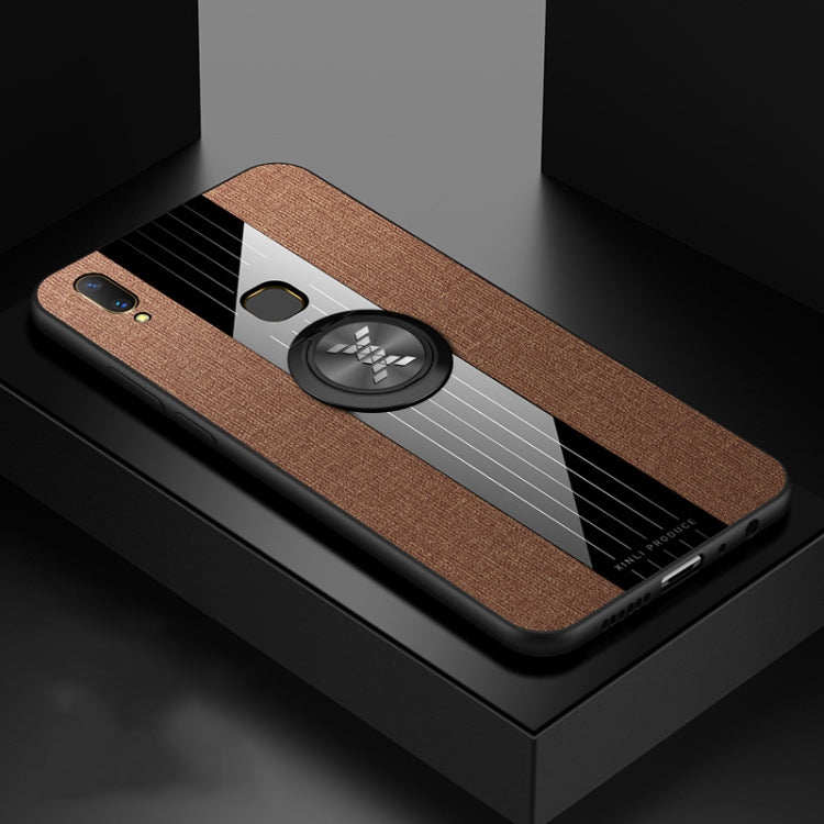 XINLI Stitching Cloth Texture Shockproof TPU Protective Case with Ring Holder, For Vivo Y67, For Vivo Y75 / V7, For Vivo Y85, For Vivo Y93