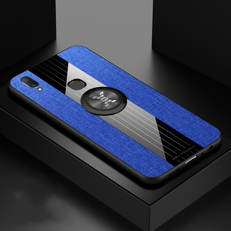XINLI Stitching Cloth Texture Shockproof TPU Protective Case with Ring Holder, For Vivo Y67, For Vivo Y75 / V7, For Vivo Y85, For Vivo Y93