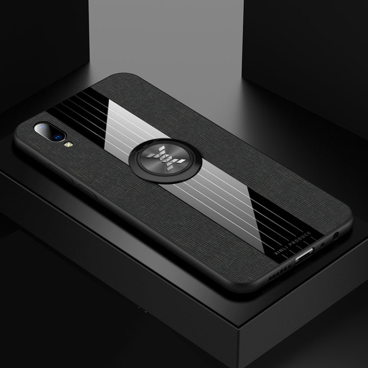XINLI Stitching Cloth Texture Shockproof TPU Protective Case with Ring Holder, For Vivo Y67, For Vivo Y75 / V7, For Vivo Y85, For Vivo Y93