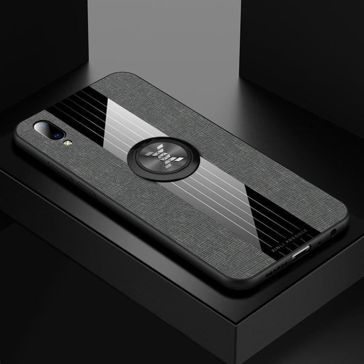 XINLI Stitching Cloth Texture Shockproof TPU Protective Case with Ring Holder, For Vivo Y67, For Vivo Y75 / V7, For Vivo Y85, For Vivo Y93