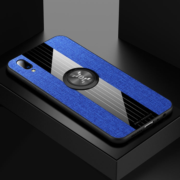 XINLI Stitching Cloth Texture Shockproof TPU Protective Case with Ring Holder, For Vivo Y67, For Vivo Y75 / V7, For Vivo Y85, For Vivo Y93