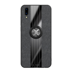 XINLI Stitching Cloth Texture Shockproof TPU Protective Case with Ring Holder, For Vivo Y97, For Vivo Z5X