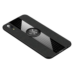 XINLI Stitching Cloth Texture Shockproof TPU Protective Case with Ring Holder, For Vivo Y97, For Vivo Z5X