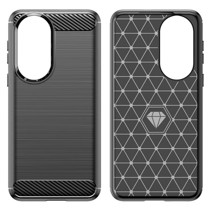 Brushed Texture Carbon Fiber TPU Case, For Huawei P50 Pro, For Huawei P50, For Asus ROG Phone 5