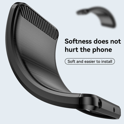 Brushed Texture Carbon Fiber TPU Case, For Huawei P50 Pro, For Huawei P50, For Asus ROG Phone 5
