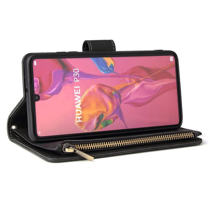 Multifunctional Retro Frosted Horizontal Flip Leather Case with Card Slot & Holder & Zipper Wallet & Photo Frame & Lanyard, For Huawei P20 lite (2019), For Huawei P20 Pro, For Huawei P30, For Huawei P30 Lite, For Huawei P30 Pro, For Huawei Honor 20    ...