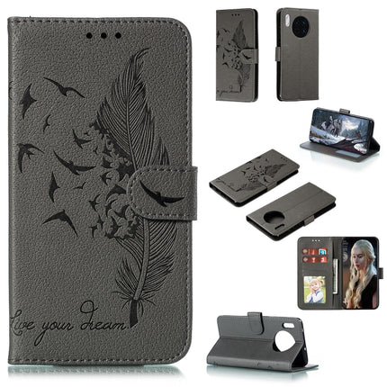 Feather Pattern Litchi Texture Horizontal Flip Leather Case with Holder & Wallet & Card Slots, For Huawei Mate 30, For Huawei Mate 30 Pro, For Huawei Mate 30 Lite / nova 5i Pro, For Xiaomi Redmi Note 8