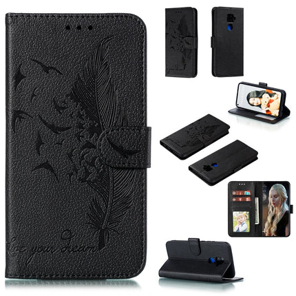 Feather Pattern Litchi Texture Horizontal Flip Leather Case with Holder & Wallet & Card Slots, For Huawei Mate 30, For Huawei Mate 30 Pro, For Huawei Mate 30 Lite / nova 5i Pro, For Xiaomi Redmi Note 8
