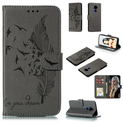 Feather Pattern Litchi Texture Horizontal Flip Leather Case with Holder & Wallet & Card Slots, For Huawei Mate 30, For Huawei Mate 30 Pro, For Huawei Mate 30 Lite / nova 5i Pro, For Xiaomi Redmi Note 8