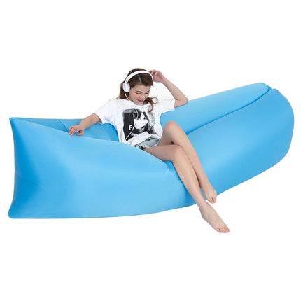 Outdoor Portable Lazy Water Inflatable Sofa Beach Grass Air Bed, Size: 200 x 70cm, 200 x 70cm Green, 200 x 70cm Pink, 200 x 70cm Rose Red, 200 x 70cm Sapphire Blue, 200 x 70cm Grass Green, 200 x 70cm Red, 200 x 70cm Yellow, 200 x 70cm Purple           ...