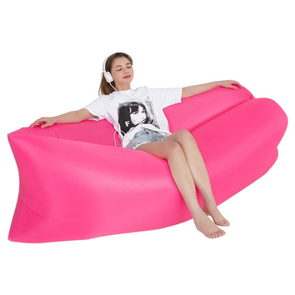 Outdoor Portable Lazy Water Inflatable Sofa Beach Grass Air Bed, Size: 200 x 70cm, 200 x 70cm Green, 200 x 70cm Pink, 200 x 70cm Rose Red, 200 x 70cm Sapphire Blue, 200 x 70cm Grass Green, 200 x 70cm Red, 200 x 70cm Yellow, 200 x 70cm Purple           ...