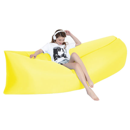 Outdoor Portable Lazy Water Inflatable Sofa Beach Grass Air Bed, Size: 200 x 70cm, 200 x 70cm Green, 200 x 70cm Pink, 200 x 70cm Rose Red, 200 x 70cm Sapphire Blue, 200 x 70cm Grass Green, 200 x 70cm Red, 200 x 70cm Yellow, 200 x 70cm Purple           ...